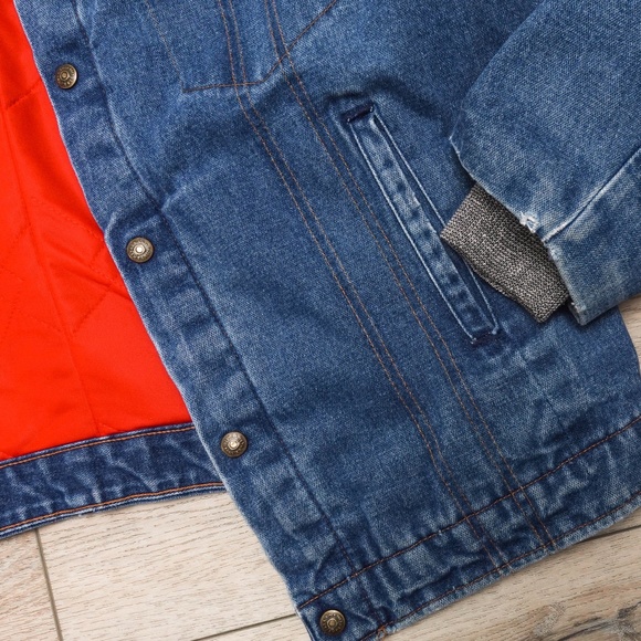 True Vintage Key Imperial Lined Denim Trucker Jacket USA - Picture 8 of 10